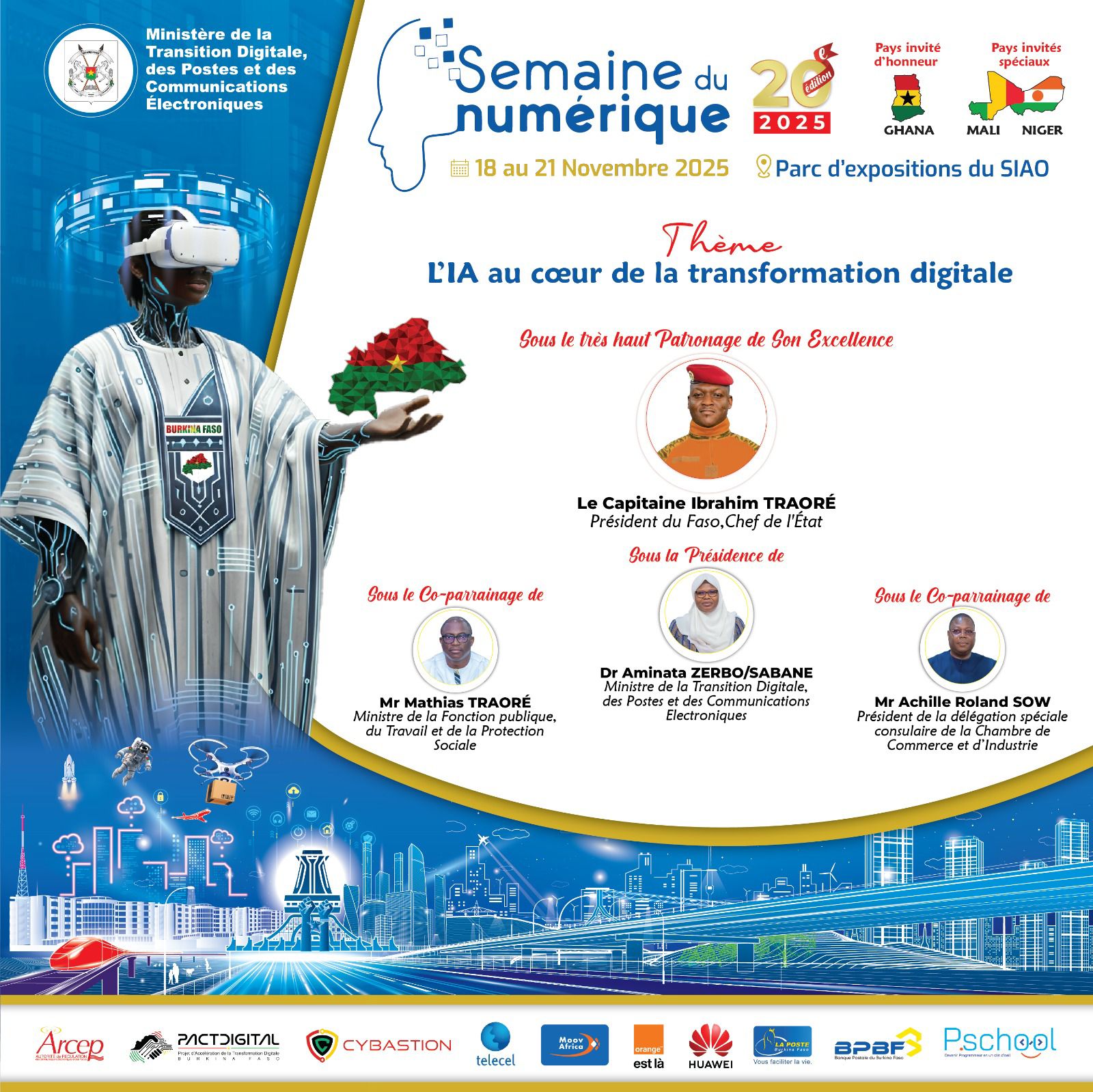 semaine-du-numerique-2025-au-burkina-faso-:-cap-sur-l’ia-a-ouagadougou-du-18-au-21-novembre