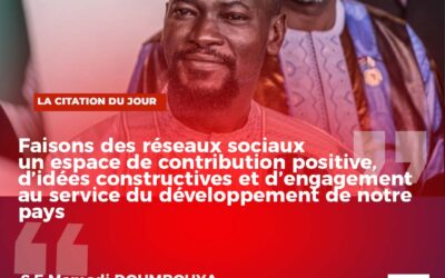 Guinée : Mamadi DOUMBOUYA appelle à un usage responsable du numérique face aux dérives sur les réseaux sociaux