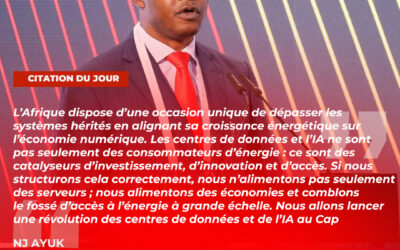 AEW 2026 : l’Afrique veut faire de l’IA et des centres de données un moteur de sa transformation énergétique