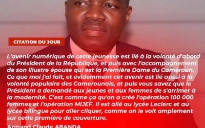 Cameroun : Avec le « Click présidentiel », Armand Claude Abanda retrace les fondements d’une inclusion numérique à grande échelle