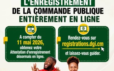 Enregistrement de la commande publique: la DGI lance registrations.dgi.cm pour remplacer Harmony