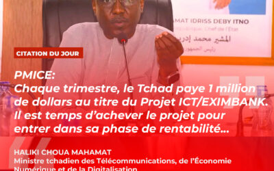 PMICE : le Tchad accélère les vérifications autour du Data Center et des infrastructures numériques